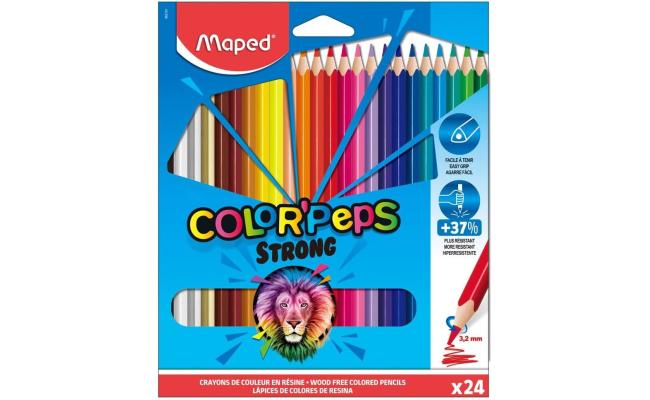 Maped Jumbo Strong Color'Peps Colouring Pencils - 24